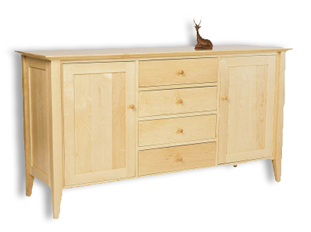 Picture of Four  Drawer  Shaker Buffet