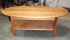 Picture of Custom Oval Coffee Table with Shelf
