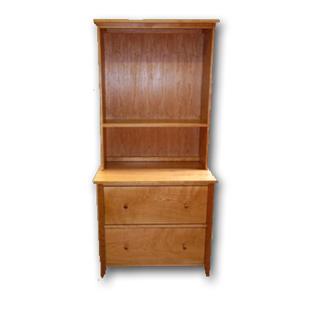 Cherrystone Furniture Cherry File Cabinet With Optional Hutch