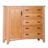 Picture of Willow Cherry Gents Armoire