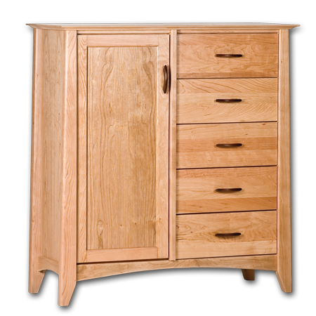 Picture of Willow Cherry Small Gents Armoire