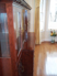 Picture of Custom Solid Cherry Cabinet with Glass Doors and Carvings
