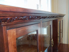 Picture of Custom Solid Cherry Cabinet with Glass Doors and Carvings