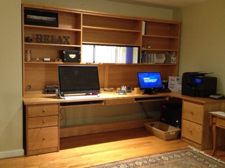 Cherrystone Furniture Custom 10 Ft Home Office Setup