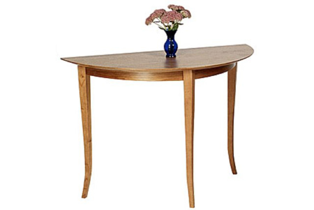 Picture of Custom Cherry Demi-lune table