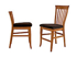 Picture of Berkley Counter Stool Short Back(at left)  /Derby Counter stool (at right "discontinued")