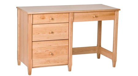 Picture of Shaker Single  Pedestal Student Desk