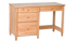 Picture of Shaker Single  Pedestal Student Desk