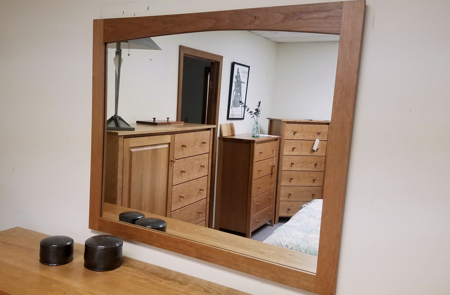 Picture of Shaker Mirror (Shown in Cherry)