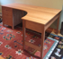 Picture of Custom Home office curved corner desk