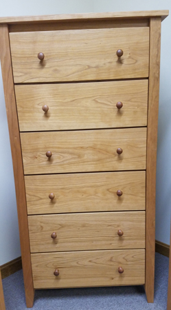 Picture of Shaker Post Six Drawer Sweater Chest (Shp9600-28)