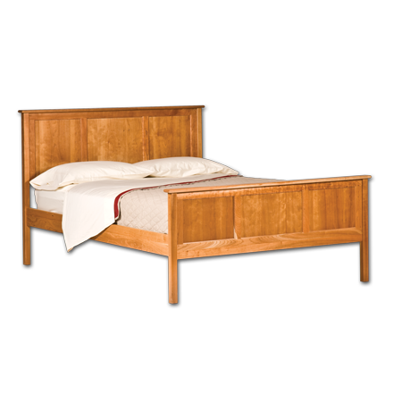 Cherrystone Furniture - Shaker style Panel Bed King Size
