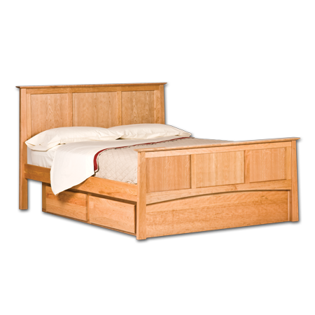 Picture of Willow style Panel Bed King Size, (Drawers Optional)