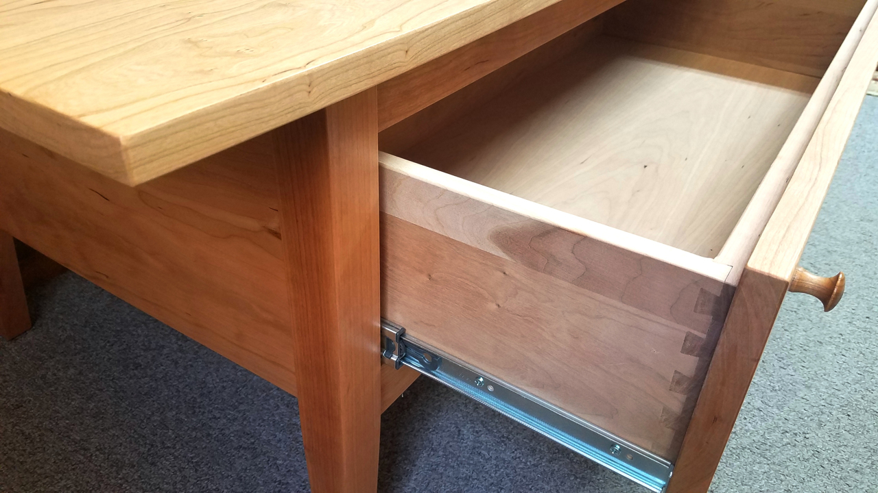 Cherrystone Furniture Shaker Coffee Table with Large Drawer