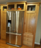 Picture of Custom Kitchen Cabinets with top Glass doors Full corner drawers