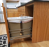 Picture of Custom Kitchen Cabinets with Black Quartz Countertops
