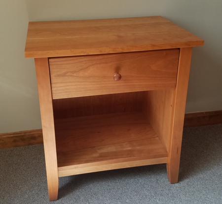 Picture of Shaker Post Cherry Large Nightstand