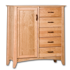 Picture of Willow Cherry Gents Armoire