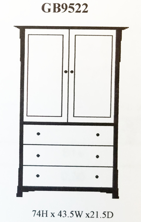 Picture of GB9522 Granby Tall Armoire