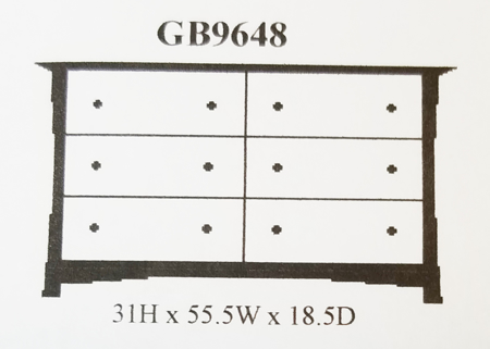 Picture of GB9648 Small Dresser