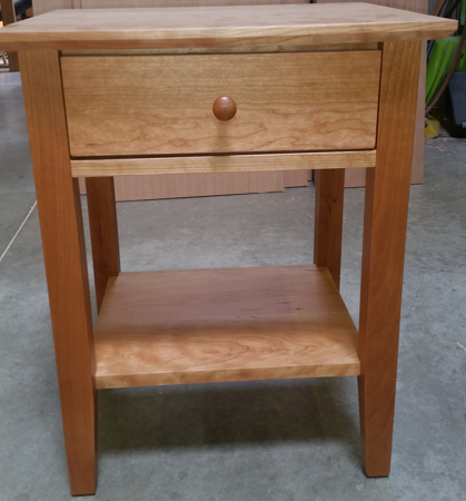 Picture of Shaker  Night Stand open sides w/one Drawer