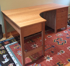 Picture of Custom Home office curved corner desk