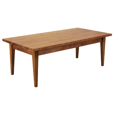 Picture of Tapered Leg Coffee Table in Solid Cherry