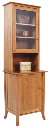 Picture of Flared Leg One Door Buffet And Hutch