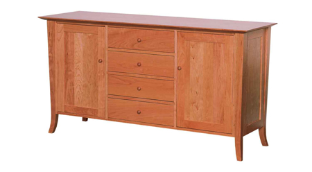 Picture of Flare Leg four Drawer Buffet